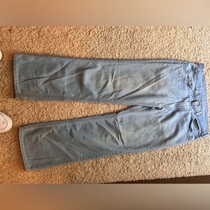Loose Baggy Light Wash Blue Levi Jeans